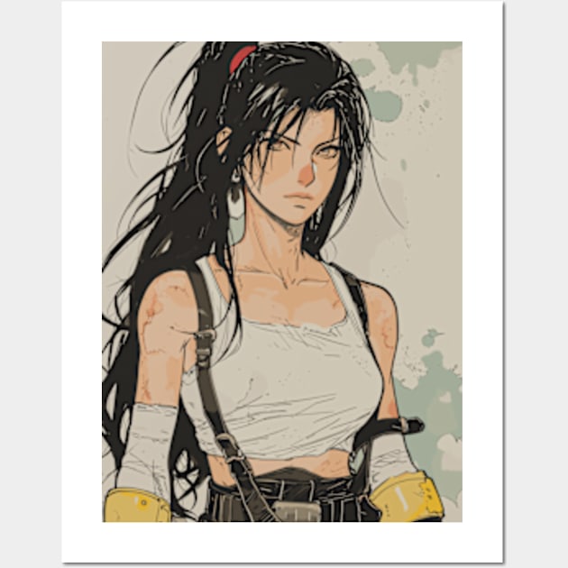 Tifa Lockhart FF7 Final Fantasy VII Rebirth Wall Art by moreirapod